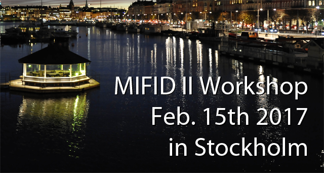 MiFID II Workshop in Stockholm