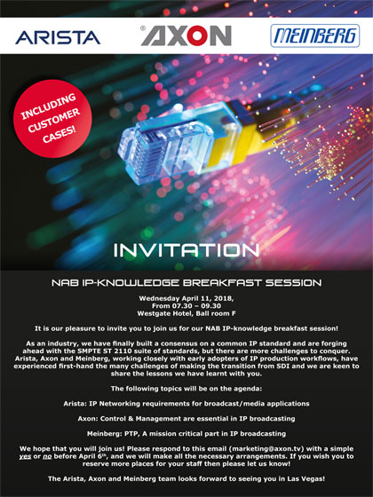 NAB-IP Knowledge Breakfast Session Invitation