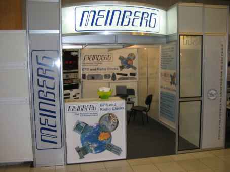 Meinberg booth at the IEEE/PES T&D 2004 fair