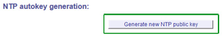 Generate new NTP public key