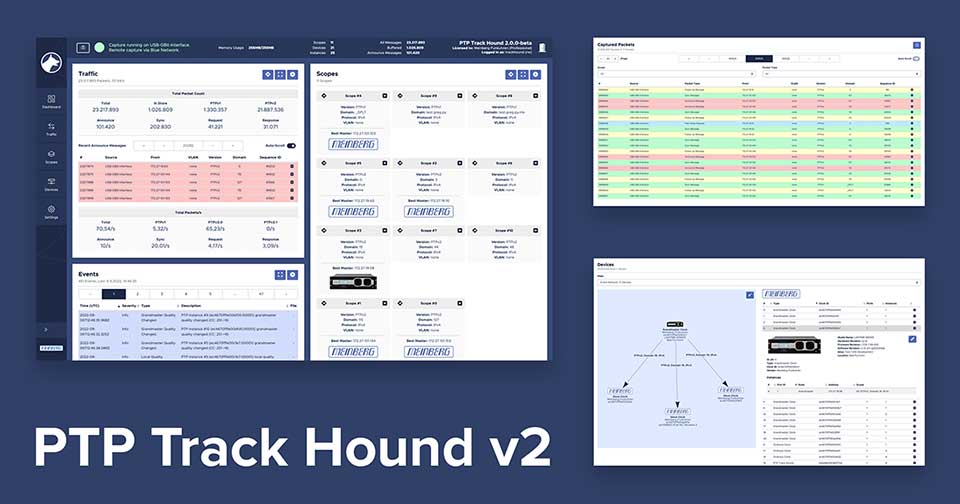 PTP Track Hound v2 Webinterface