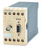 DCF77 radio clock for 35mm DIN mounting rail.