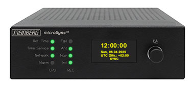 microSync XS: Ultra-compact NTP Server and PTP Master/Slave