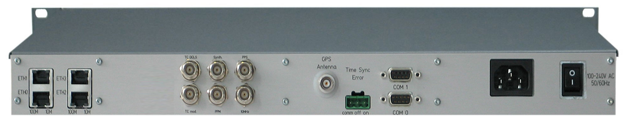 LANTIME M600 NTP Time Server Rear View
